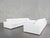 4-4 Sofa Set - Pure White / Extra-Deep