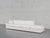 4-Seat Modular Lounger Sofa - Natural White / Extra-Deep / Corner Left
