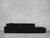4-Seat Modular Lounger Sofa - Charcoal Black / Classic / Corner Left
