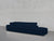 4-Seat Modular Lounger Sofa - Navy Blue / Extra-Deep / Corner Left
