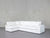 4-Seat Modular Open Corner Sectional - Pure White / Extra-Deep