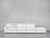 4-Seat Modular Lounger Sofa - Natural White / Classic / Corner Left