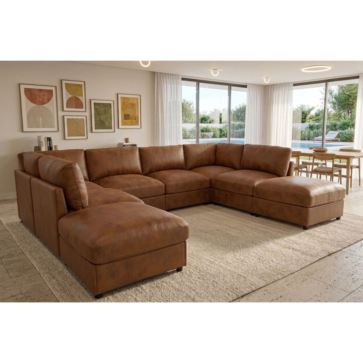 Modular Sectional With Custom Configuration