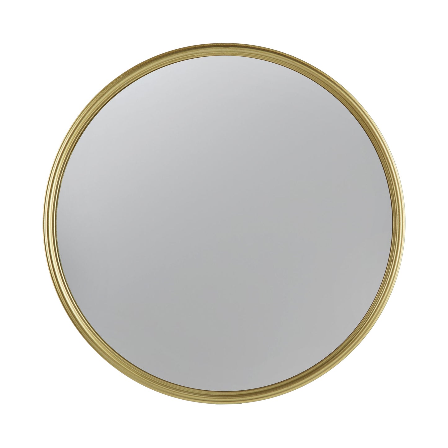 The Round Mirror, a circle mirror with an iron frame, is shown against a plain white background—ideal for living rooms, bedrooms, vanities, entryways, or hallways.