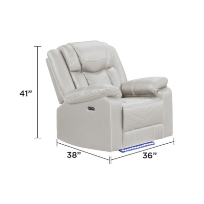 Challenger - LED Power Recliner Chair