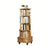 Light Brown / 18.1"W x 18.1"D x 55.91"H