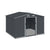 Dark Gray / 118.11"W x 95.67"D x 76.77"H