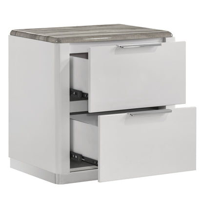 Jazz - 2 Drawer Nightstand - White