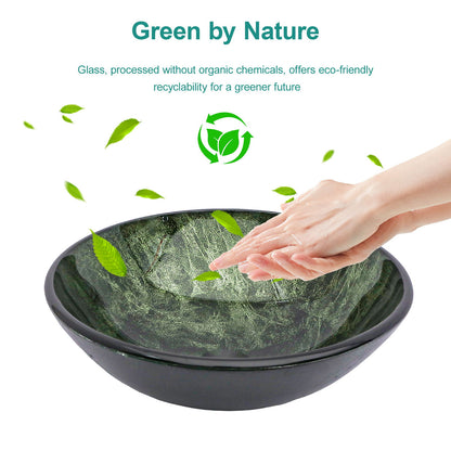 Vessel Sink With Faucet And Pop-Up Drain