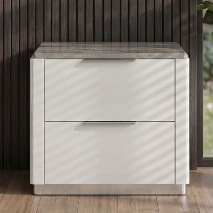 Jazz - 2 Drawer Nightstand - White