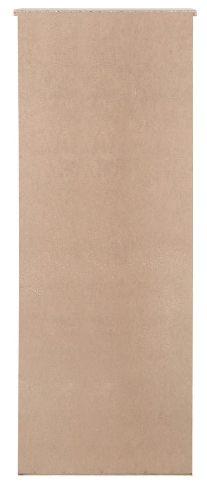 The Boston - Lingerie Chest stands tall and sleek with a plain brown finish, presented unadorned against a clean white background.