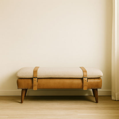 Buffalo - Hide Leather Bench