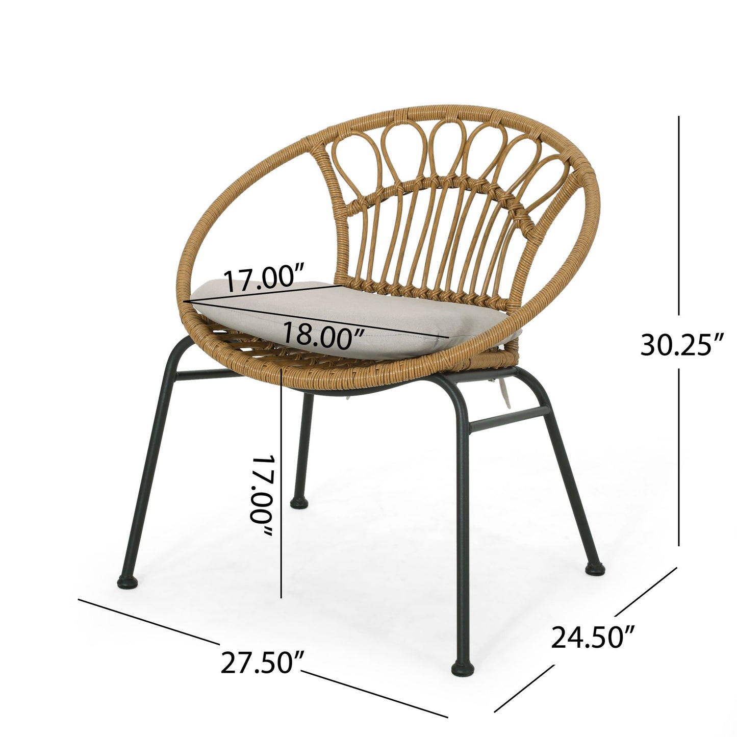 Banya - Chair (Set of 2) - Light Brown