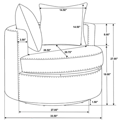 Quinn - Swivel Accent Chair