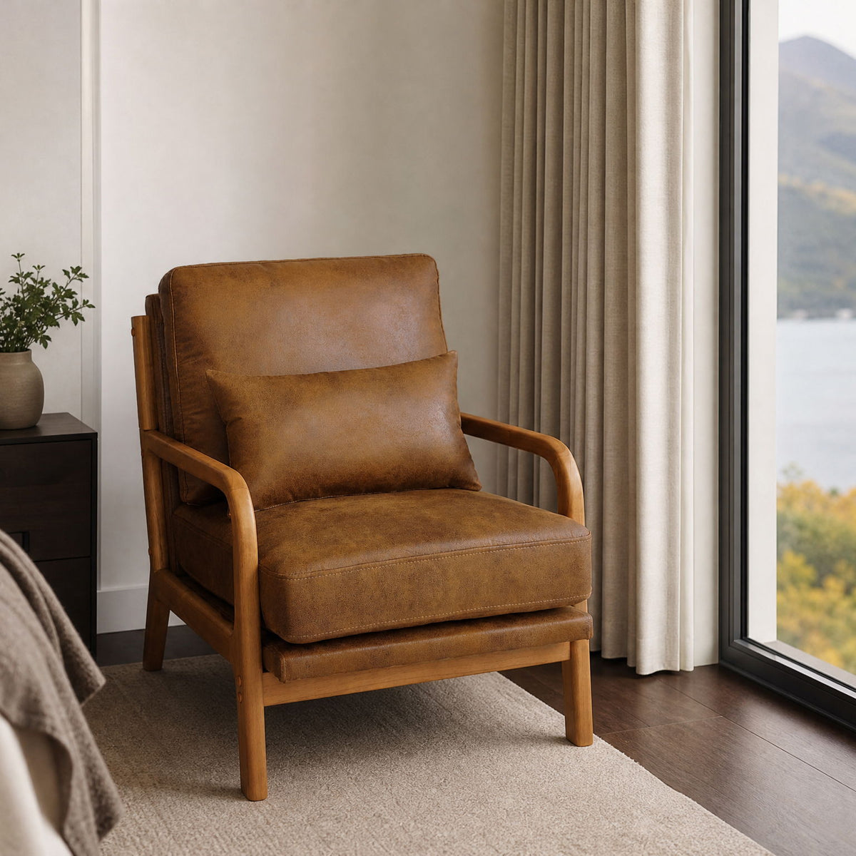 Lounge Chair Compact Design For Living Room