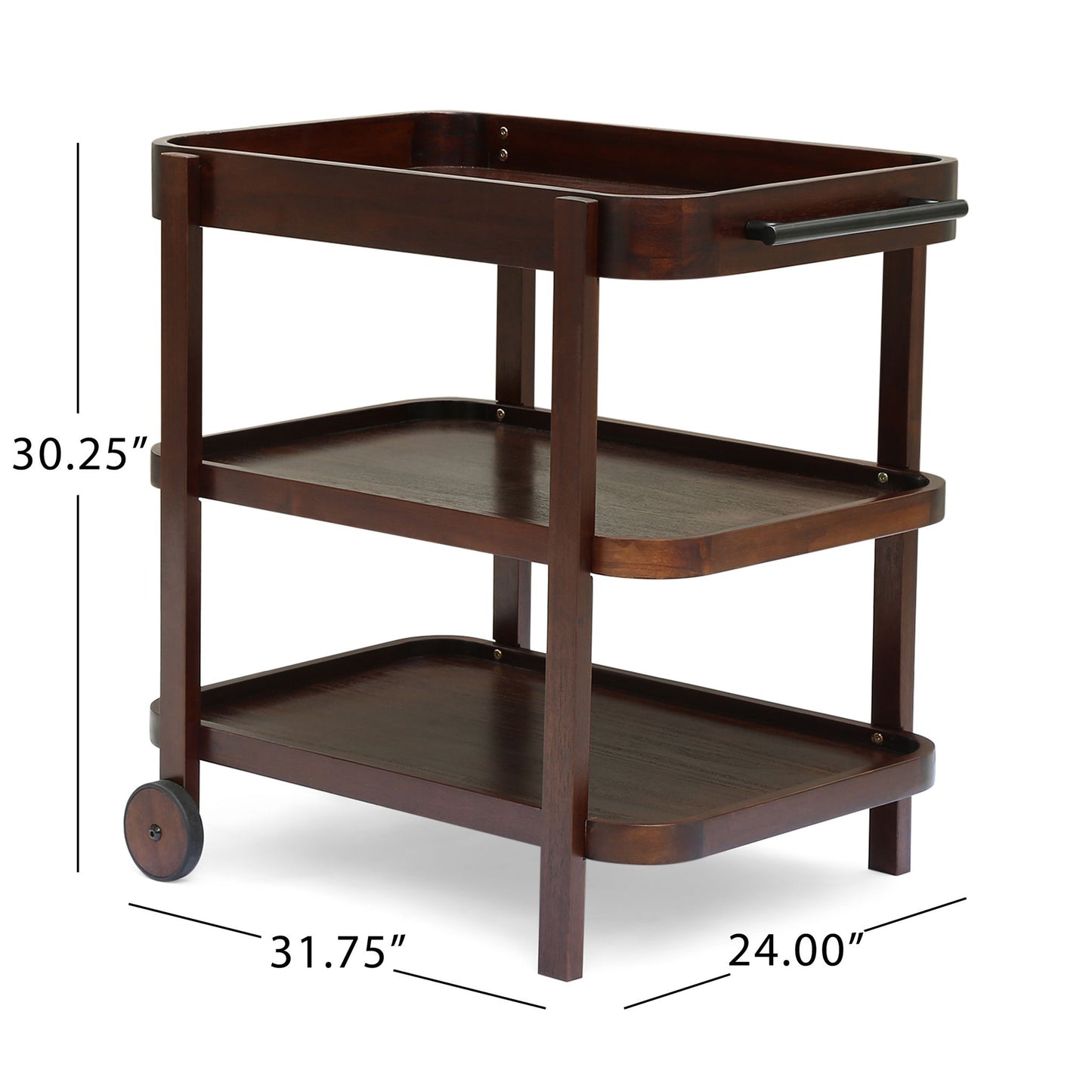 Home Selleck - Bar Cart - Mahogany