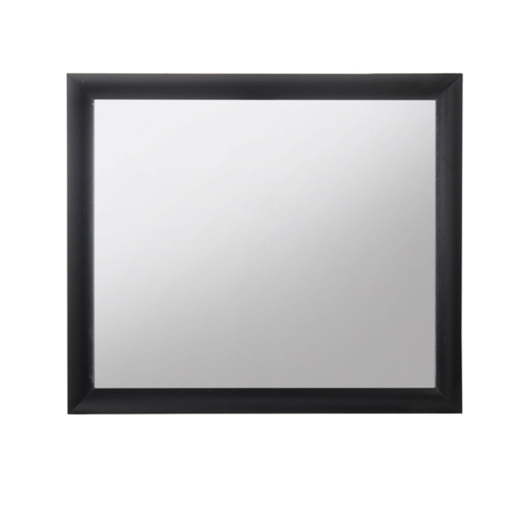 The Ireland - Contemporary Design Mirror features a rectangular shape with a simple black frame, displayed against a plain white background.