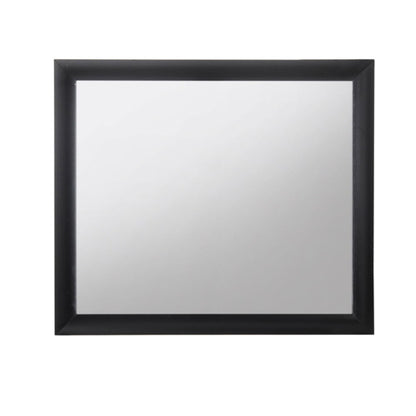 The Ireland - Contemporary Design Mirror features a rectangular shape with a simple black frame, displayed against a plain white background.