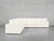 5-Seat Modular Corner Sectional - Ivory White / Classic / Corner Left