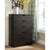 Dark Brown / 15.5"W x 30.75"D x 44"H