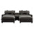 Dark Gray / 111"W x 61.3"D x 34.8"H