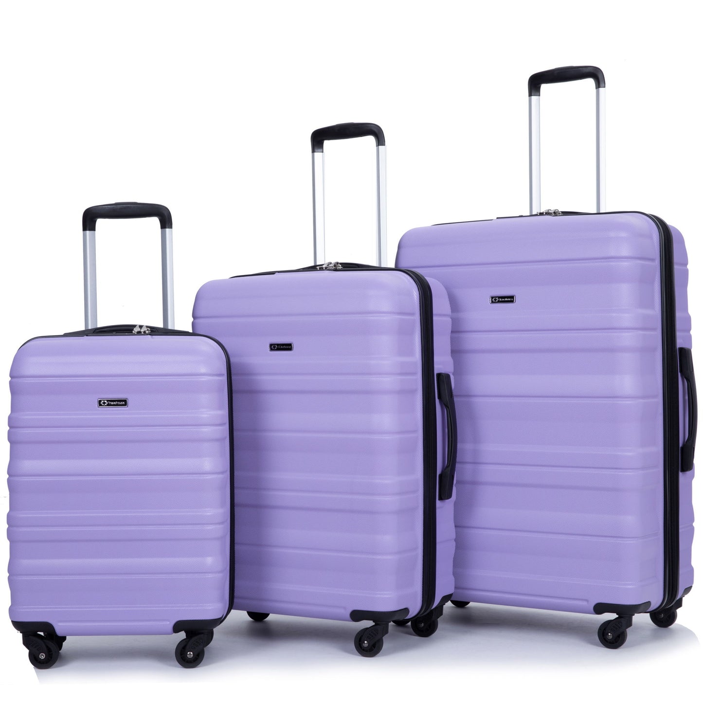 Expandable 3 Piece Luggage Sets Lightweight & Durable Suitcase, Spinner Wheels, Tsa Lock