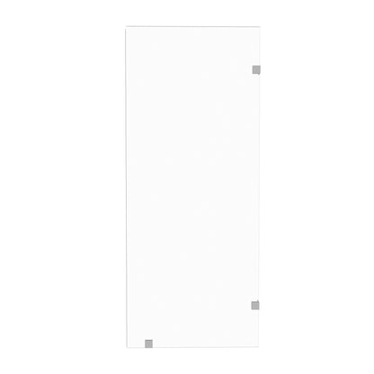 Frameless Bathtub Shower Screen, Reversible Installation