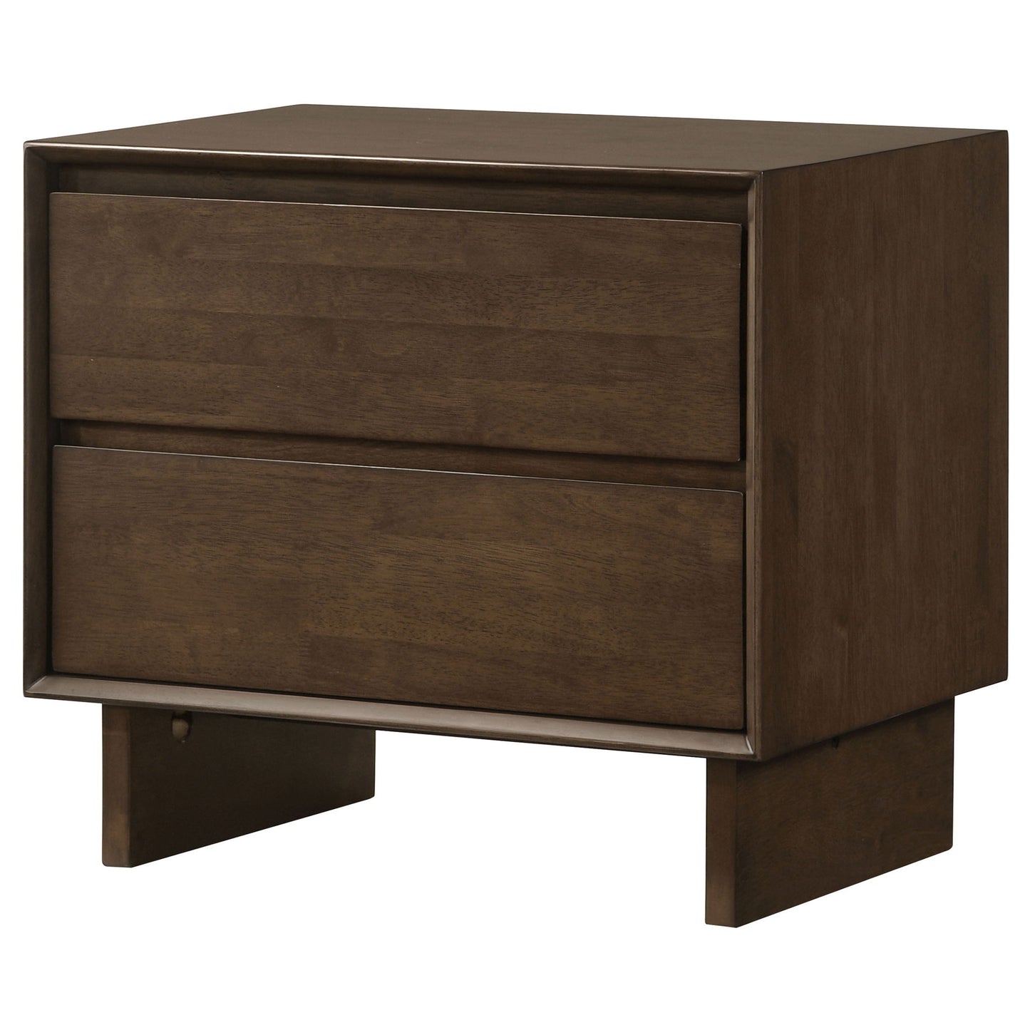 Hemlock - 2 Drawer Nightstand Bedside Table - Brown