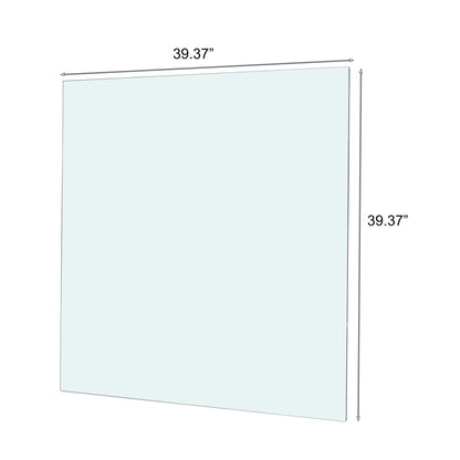 Square Tempered Glass Top
