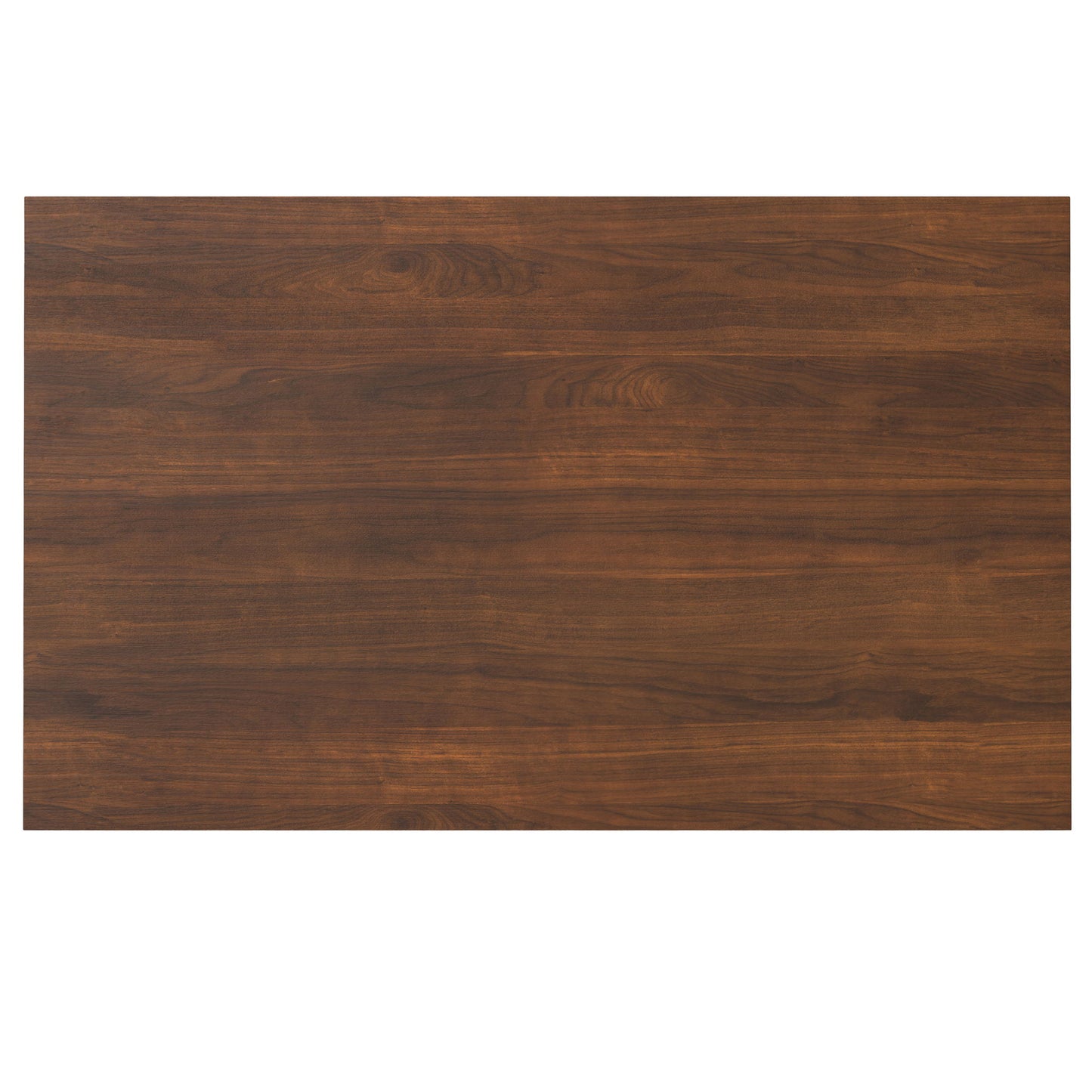 The Hunter Square Tabletop Dining Table features a rich dark brown finish with visible wood grain patterns, showcased against a clean white background.