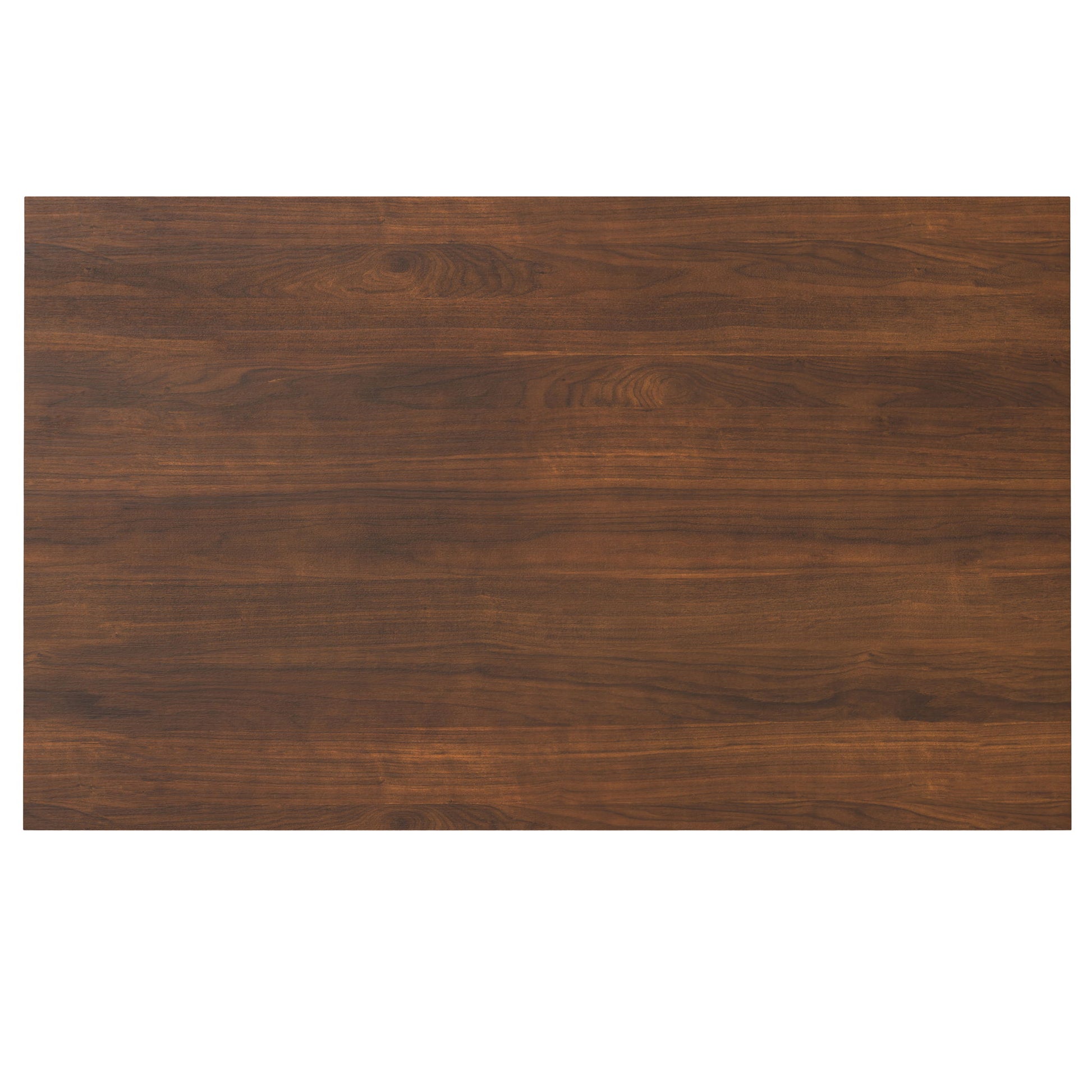The Hunter Square Tabletop Dining Table features a rich dark brown finish with visible wood grain patterns, showcased against a clean white background.