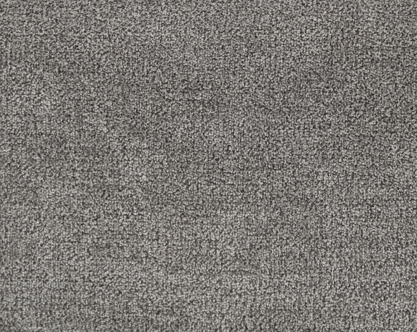 Close-up of the Callaway Chenille Chair in gray, featuring a dense and textured design with a uniform pattern for a soft, plush appearance. Includes a matching throw pillow.