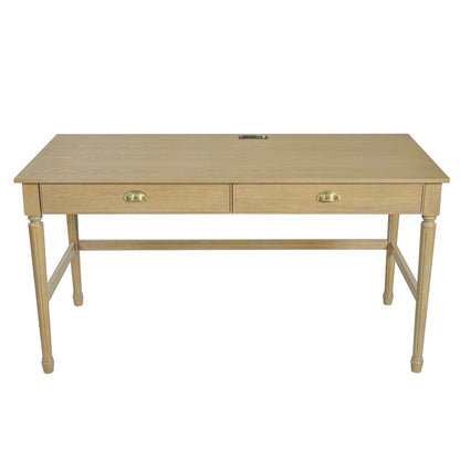 Modern Writing Desk With Drawers For Home Office