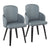 Gray / Faux Leather