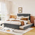 Dark Gray / Full / 2 Drawers, Trundle