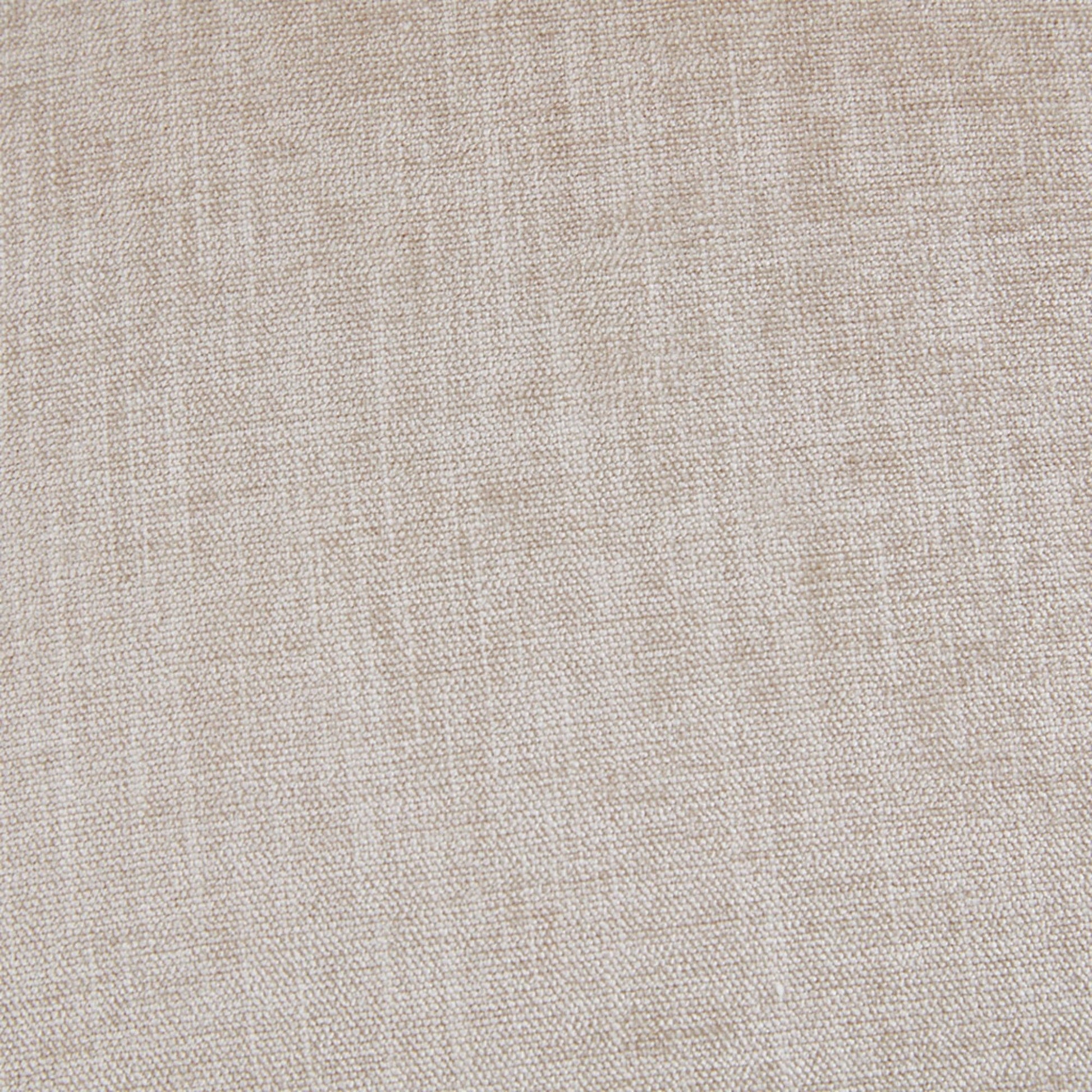 Close-up of the Ultra - Elegant Dining Side Chair (Set of 2) shows light beige fabric with a subtle woven texture and visible threads, creating a natural, slightly uneven pattern.