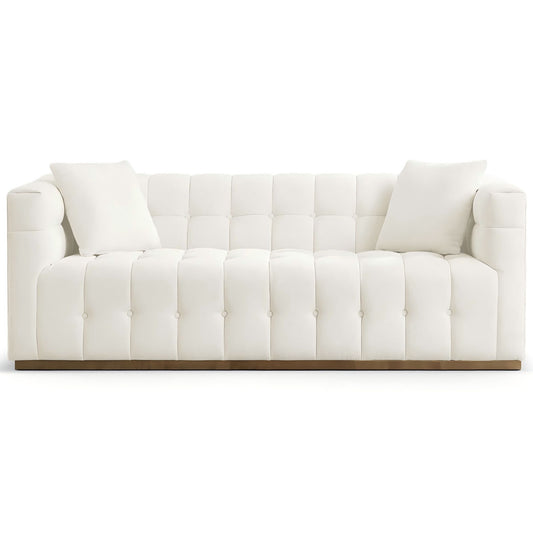 Couch.com Eleanor Sofa Boucle Beige / Gold / Ivory / Ivory White, Durable Design, Modern Style, Fabric Construction, Beige Finish