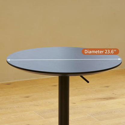 Movable, Adjustable, 360 Swivel Table With Star Base