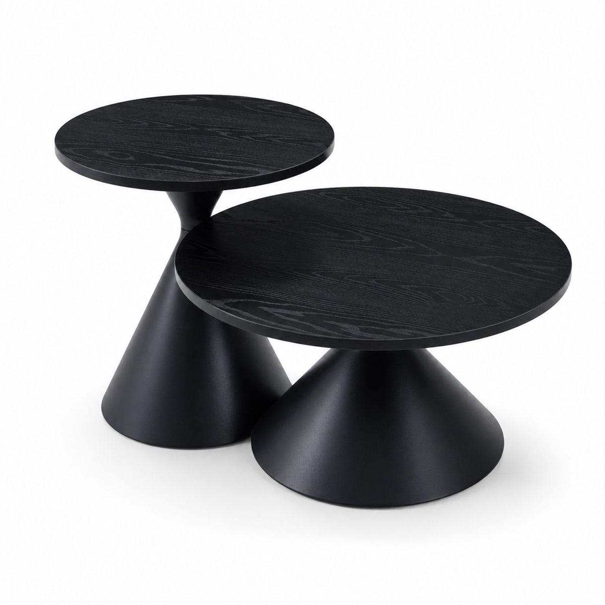 2 Piece Coffee Round Table Set
