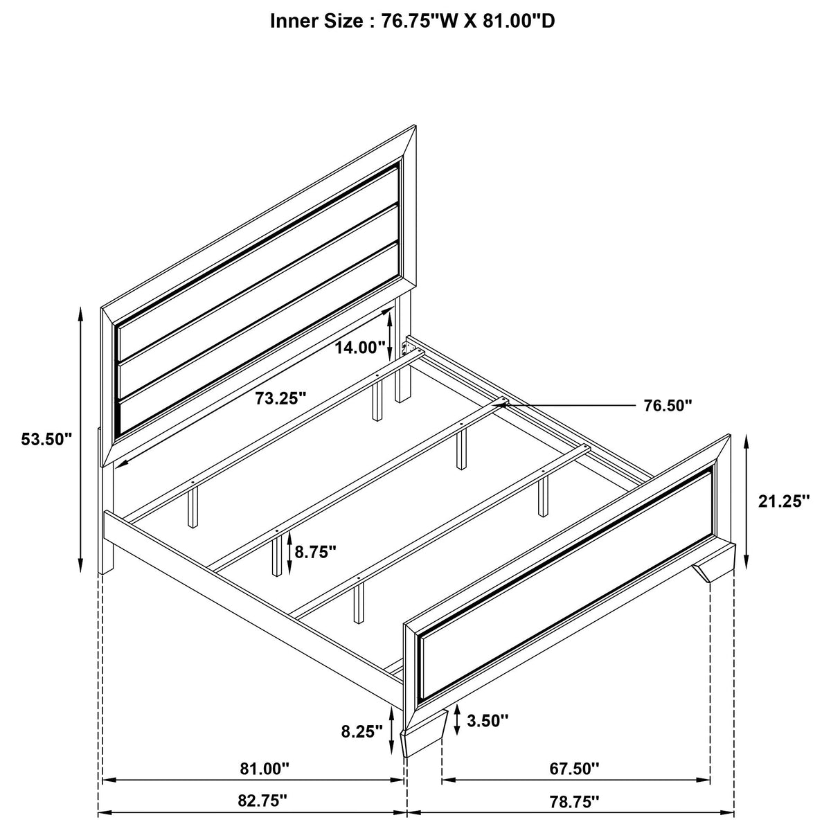 Oatfield - Panel Bed