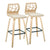 Beige / 22"W x 22"D x 40.5"H