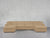 6-Seat Modular Double Chaise Sectional - Camel Beige / Classic