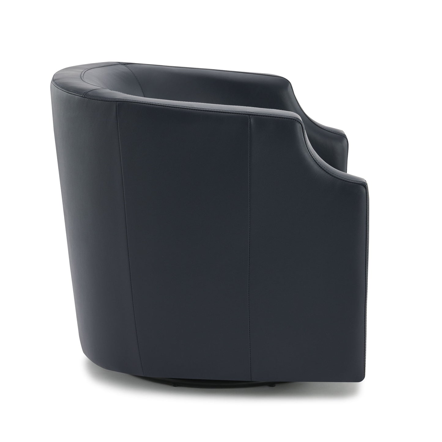 Emmett - Swivel Glider Barrel Chair With Clip Arm Design