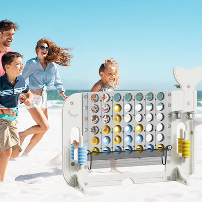 4 To Score Giant Game Set With Mesh Bag & Jumbo Connect 4