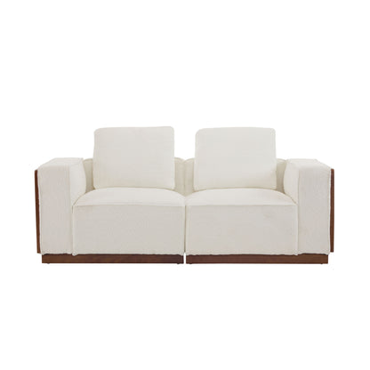 Chita - Modular Sectional Sofa 2 Seater With Larger Seats - Beige
