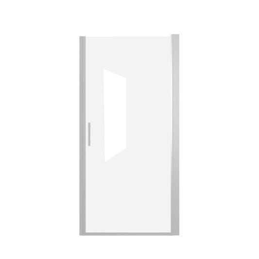Shower Door & Tempered Glass With Safety Film - Chrome