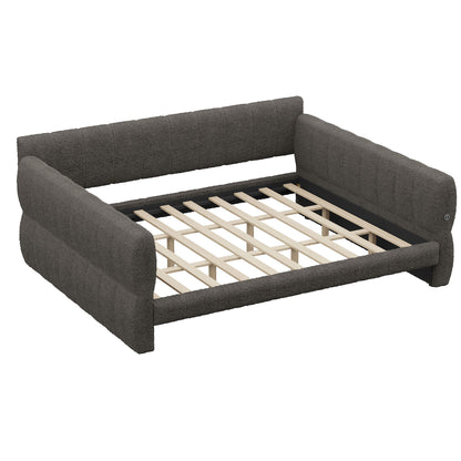 Upholstered Platform Bed With USB Charging