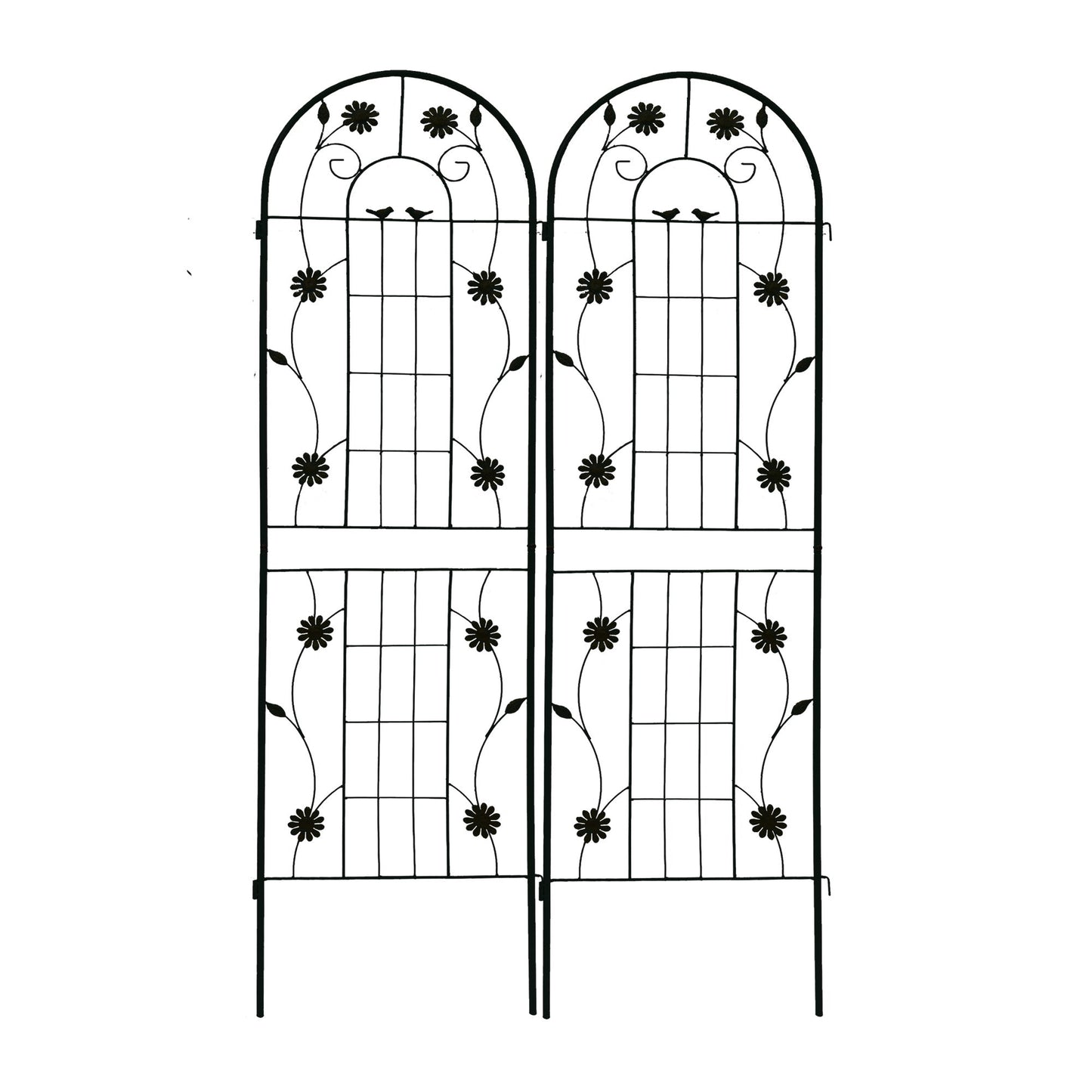 Metal Garden Trellis Rustproof Trellis For Climbing Plant Outdoor Flower Support