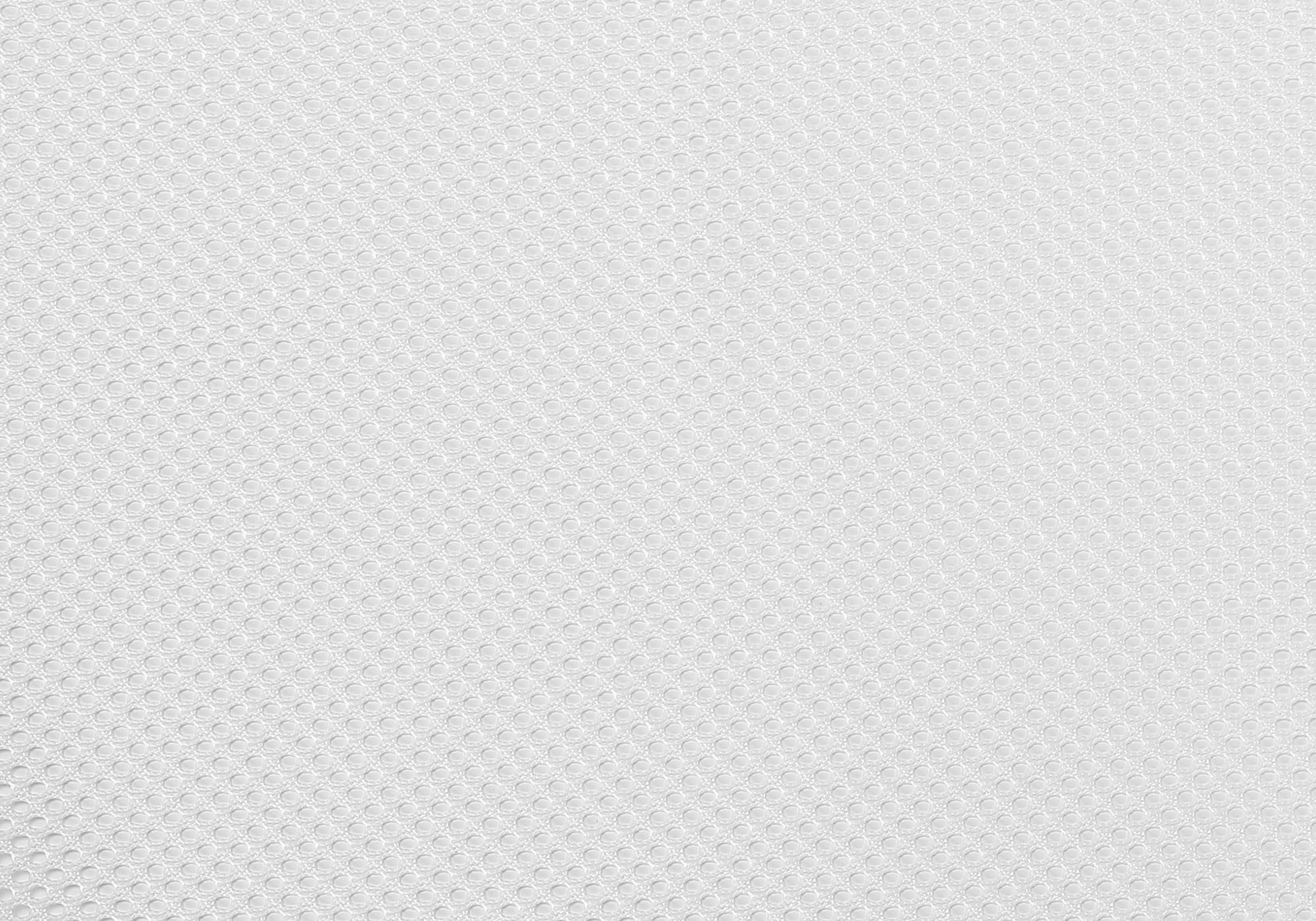 Close-up of the Office Chair's white upholstery, featuring a textured surface with a subtle, uniform grid of small circular patterns, adding both style and comfort to this adjustable height, swivel ergonomic chair.