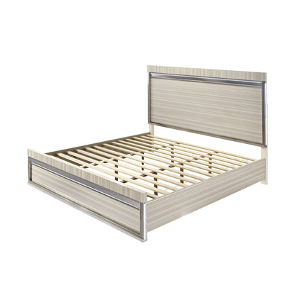 Leonor - Bed With LED Headboard And Footboard